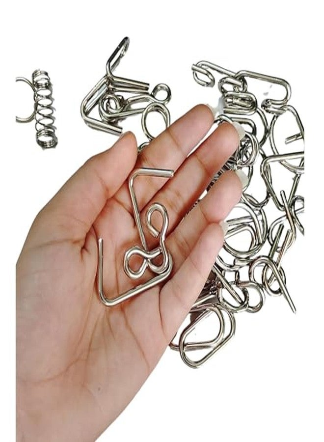 Space Enterprises 16 PCS Metal Wire Puzzle Set - Brain Teaser Mind Games for Kids & Adults | Logic Disentanglement Puzzles for Focus, Fun & Stress Relief - Image 5